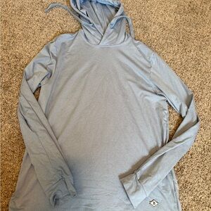 BURLEBO Blue Sweatshirt Casual Comfort